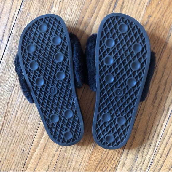 Fuzzy Slide Sandals - Picture 3 of 3